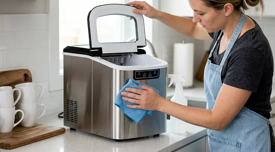 How to Clean a Countertop Ice Machine