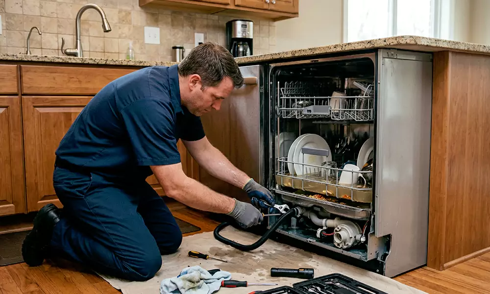 Dishwasher Not Draining Repair in Perth Amboy, NJ