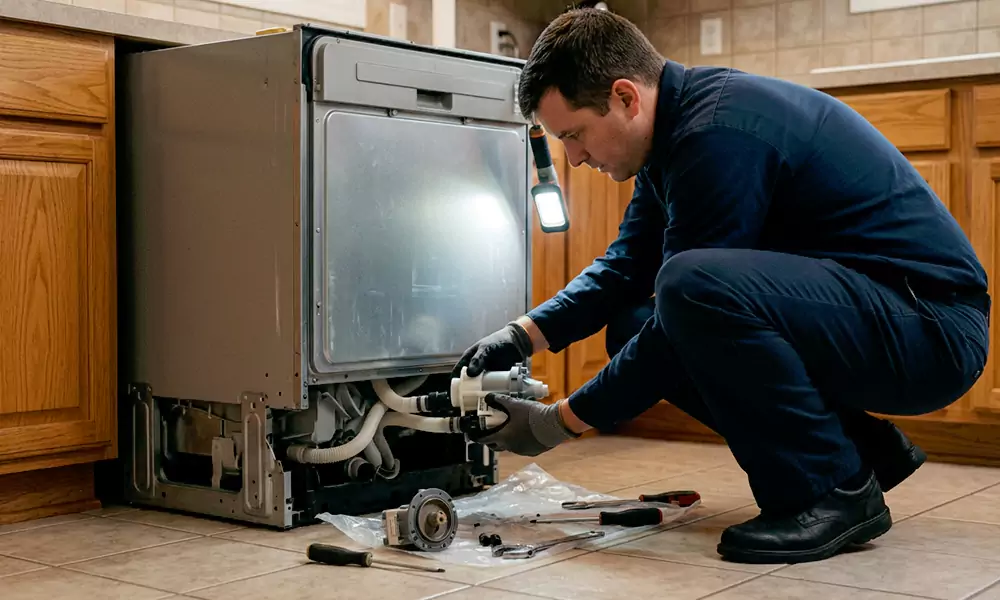 Dishwasher Pump Replacement in Perth Amboy, NJ