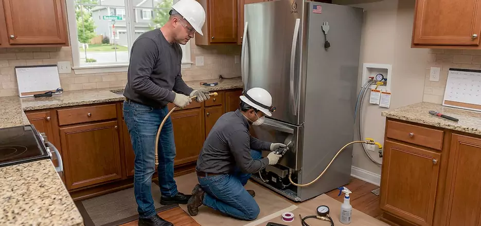 Propane Refrigerator Installation in Perth Amboy